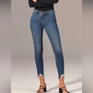Abercrombie & Fitch Simone High Rise Ankle Jeans
